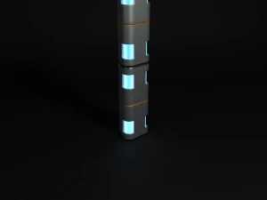 Sci-Fi Futuristic Power Cell 3D Model