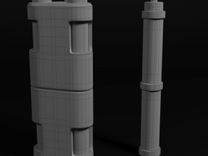 Sci-Fi Futuristic Power Cell Model 3D