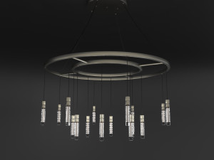 Modern Chandelier 3D Model