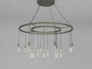 Modern Chandelier 3D Model