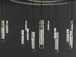 Modern Chandelier 3D Model