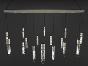 Modern Chandelier 3D Model