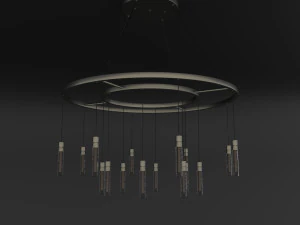 Modern Chandelier 3D Model