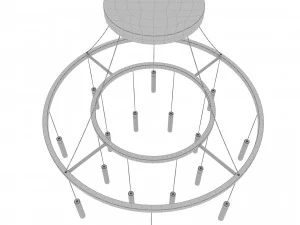 Modern Chandelier 3D Model