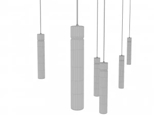 Modern Chandelier 3D Model