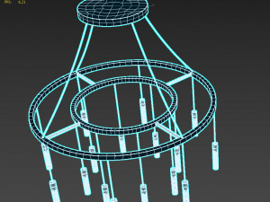 Modern Chandelier Modelo 3D