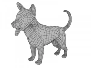Dog 3D Model