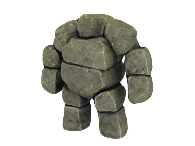 Stone 3D Model .c4d .max .obj .3ds .fbx .stl .blend 