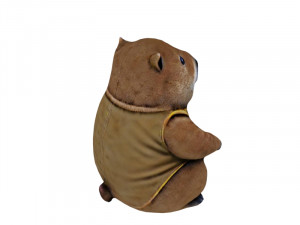 Capybara Modelo 3D