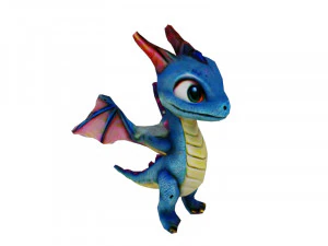 Baby dragon 3D Model