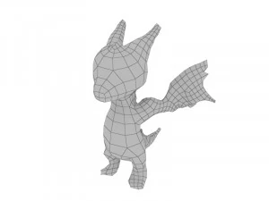 Baby dragon 3D Model