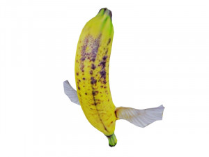 Banana with wings Model 3D