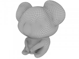 Blue koala 3D Model