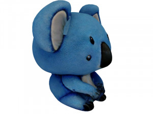 Blue koala 3D Model
