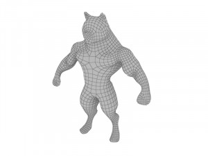 Bodybuilder doge Model 3D