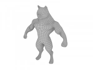 Bodybuilder doge 3D Model