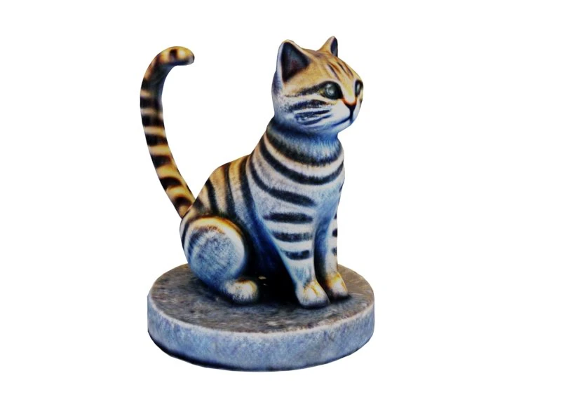 CatFigurine 3D Model .c4d .max .obj .3ds .fbx .stl .blend