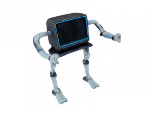 Computer with two legs Model 3D