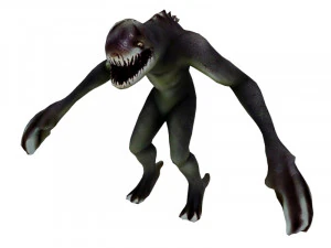 Monster yang menyeramkan Model 3D