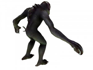 Creepy monster Modèle 3D