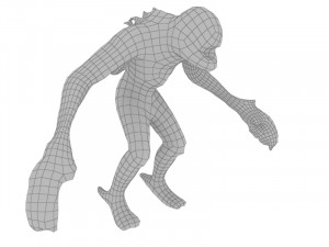 Creepy monster Modèle 3D