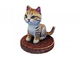 可爱的猫咪 3D 模型