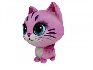 Cute pink cat Model 3D