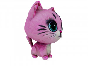 Cute pink cat 3D Model