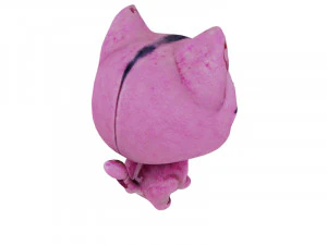 Cute pink cat 3D Model