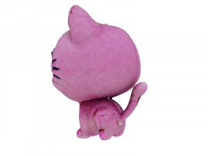Cute pink cat 3D Model
