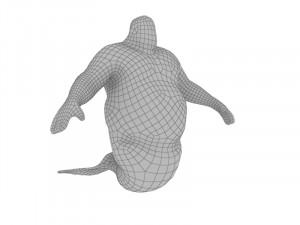 Aged merman 3D 모델