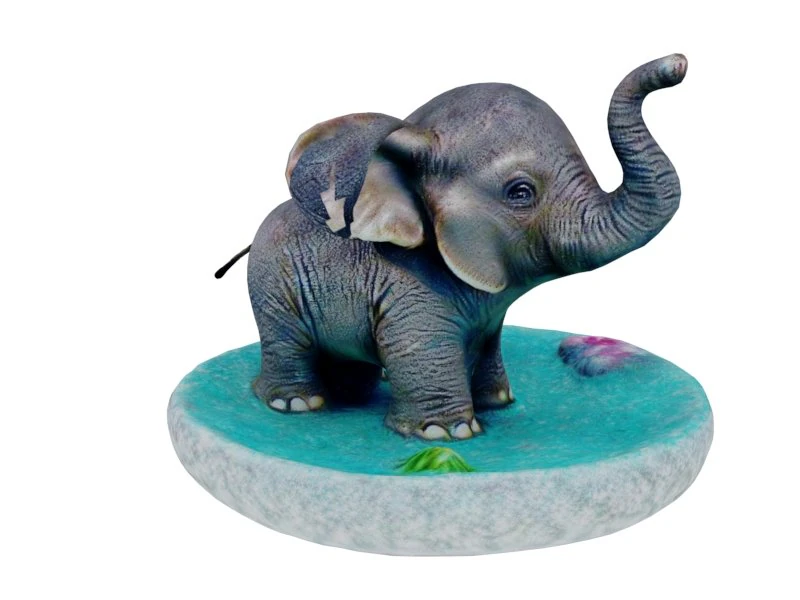 Baby elephant 2 3D Model .c4d .max .obj .3ds .fbx .stl .blend 