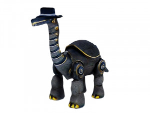 Cyborg diplodocus Model 3D