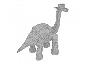Cyborg diplodocus Model 3D