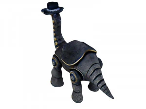 Cyborg diplodocus 3D Model