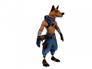 Dingo man Model 3D