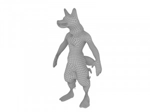 Dingo man Model 3D