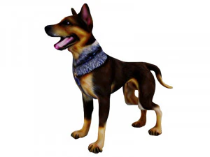 Dog 3D Model