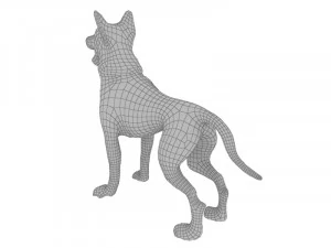 Dog 3D Model