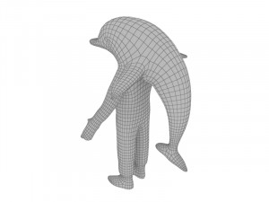Dolphin Man 3D Model