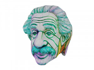 Einstein head tiffany 3D Model