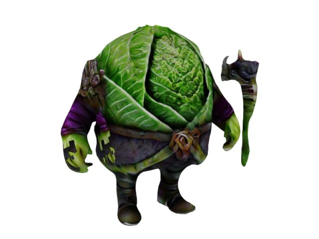 Evil cabbages Model 3D .c4d .max .obj .3ds .fbx .stl .blend 