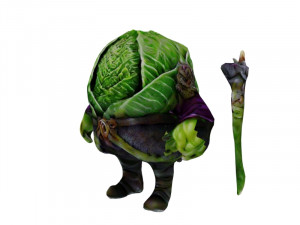 Evil cabbages Model 3D