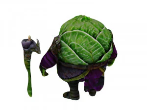 Evil cabbages 3D Model