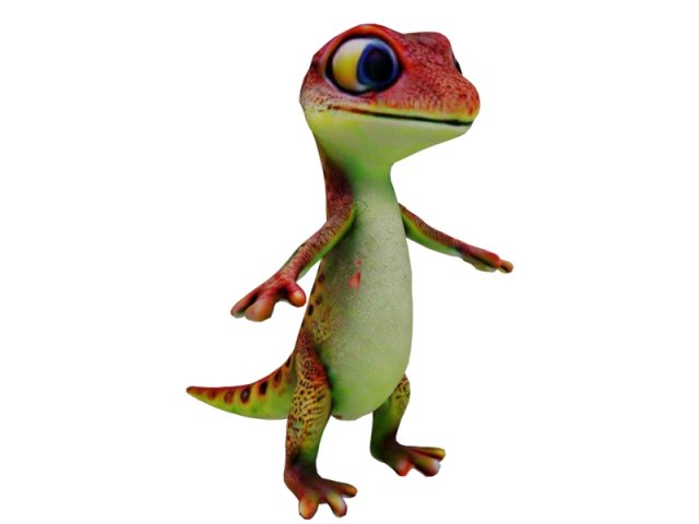 Geckon 3D Modell .c4d .max .obj .3ds .fbx .stl .blend