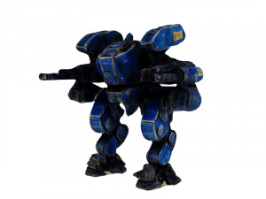 Heavy armored mech 3D Model