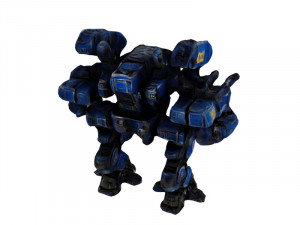 Heavy armored mech 3D Model