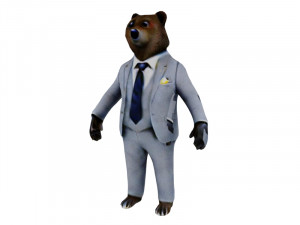 Humanoid bear Modelo 3D