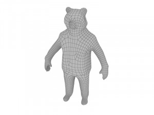 Humanoid bear Modelo 3D
