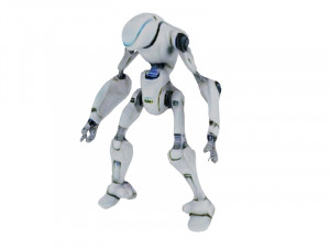 Humanoid robot 3D Model